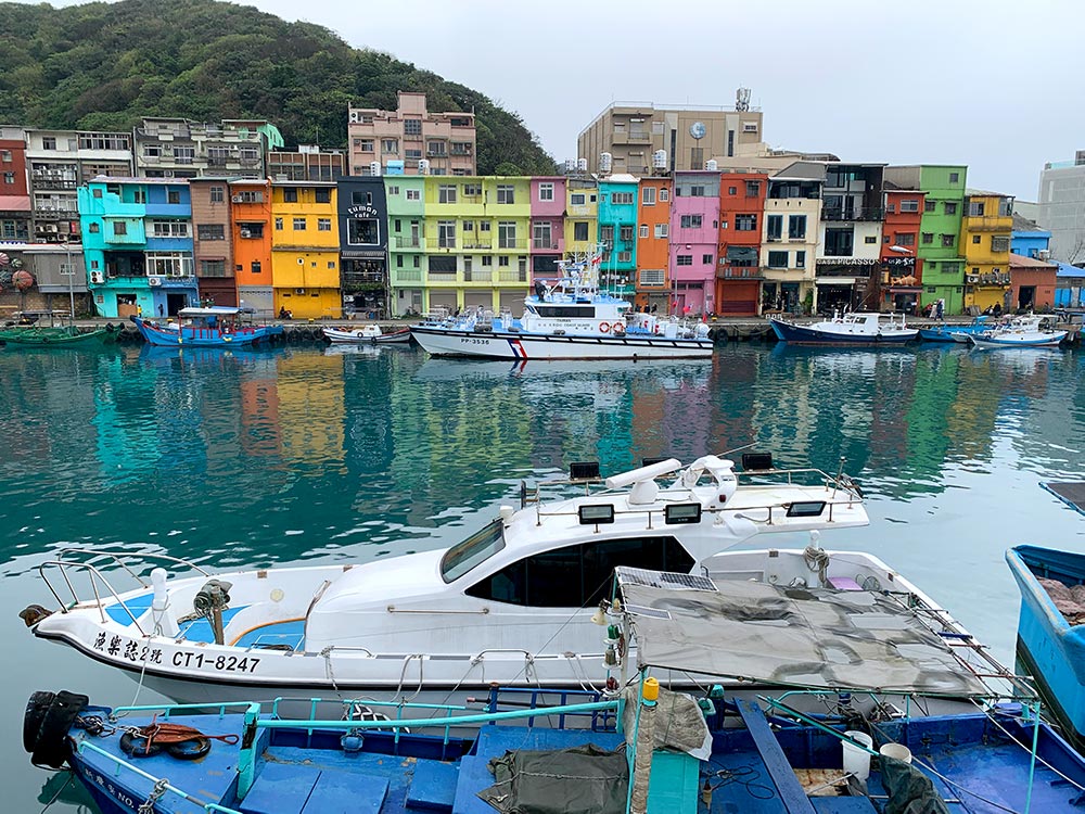 Keelung Zhengbin Port Colourful Houses