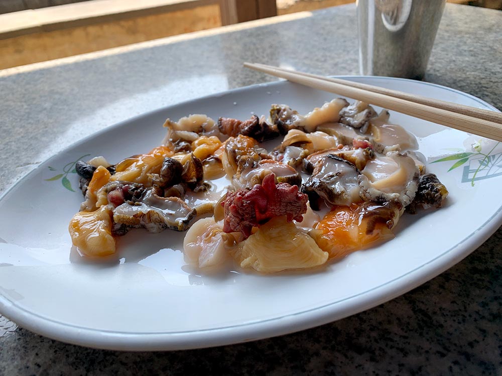 Jeju Seongsan Ilchulbong Beach Haenyeo Seafood Plate