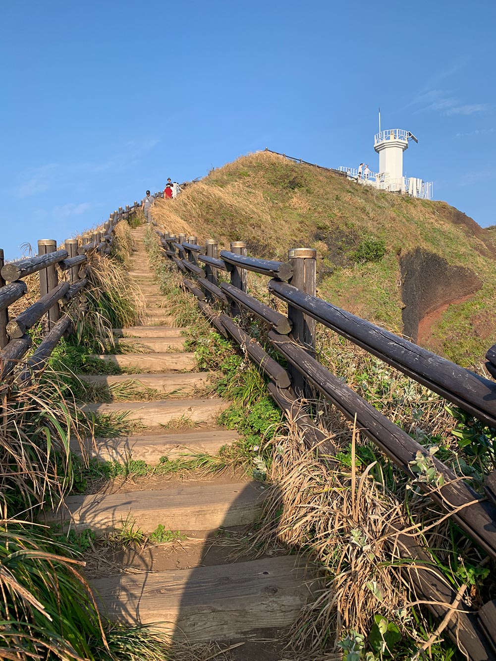 Jeju Seopjikoji Bangdupo Lighthouse Hill Stairs