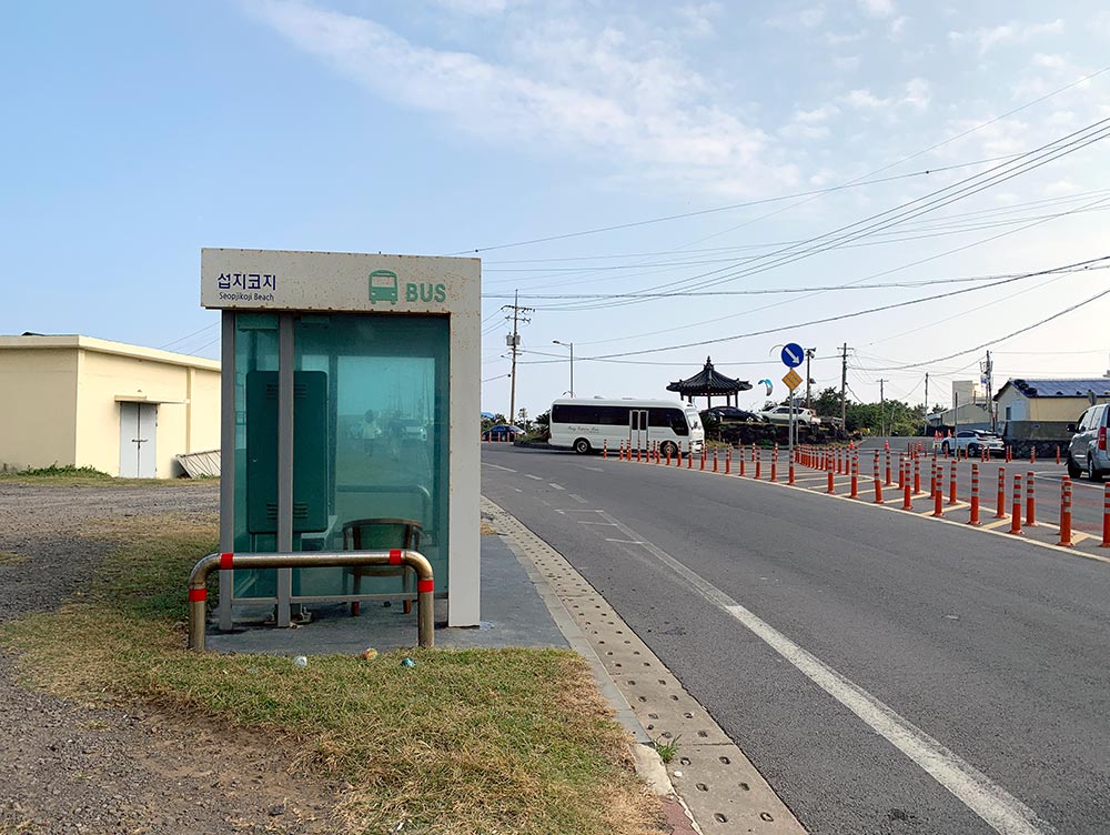 Jeju Seopjikoji Bus Stop