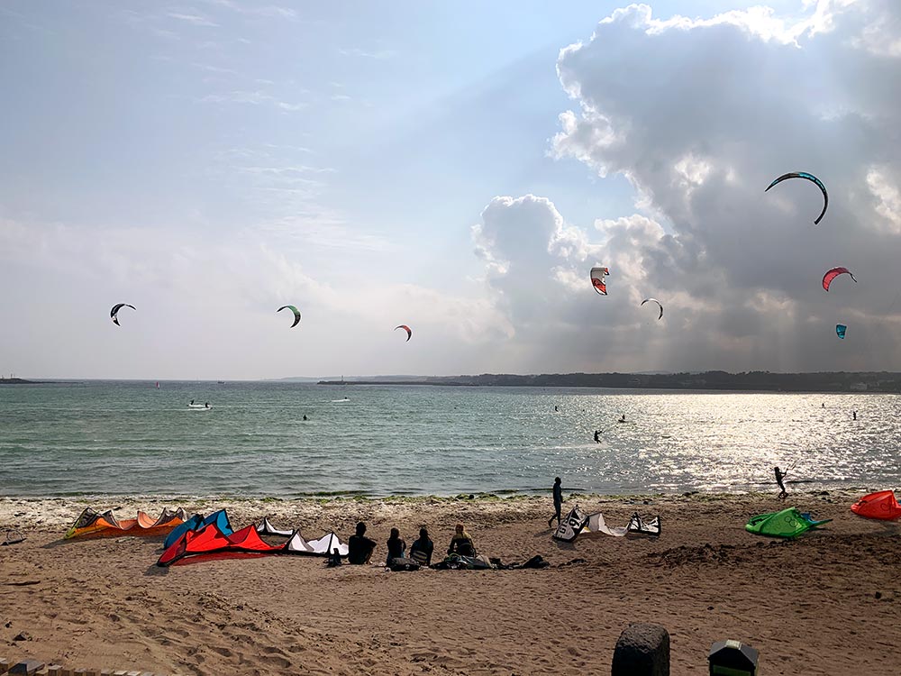 Jeju Seopjikoji Cape Kitesurfers