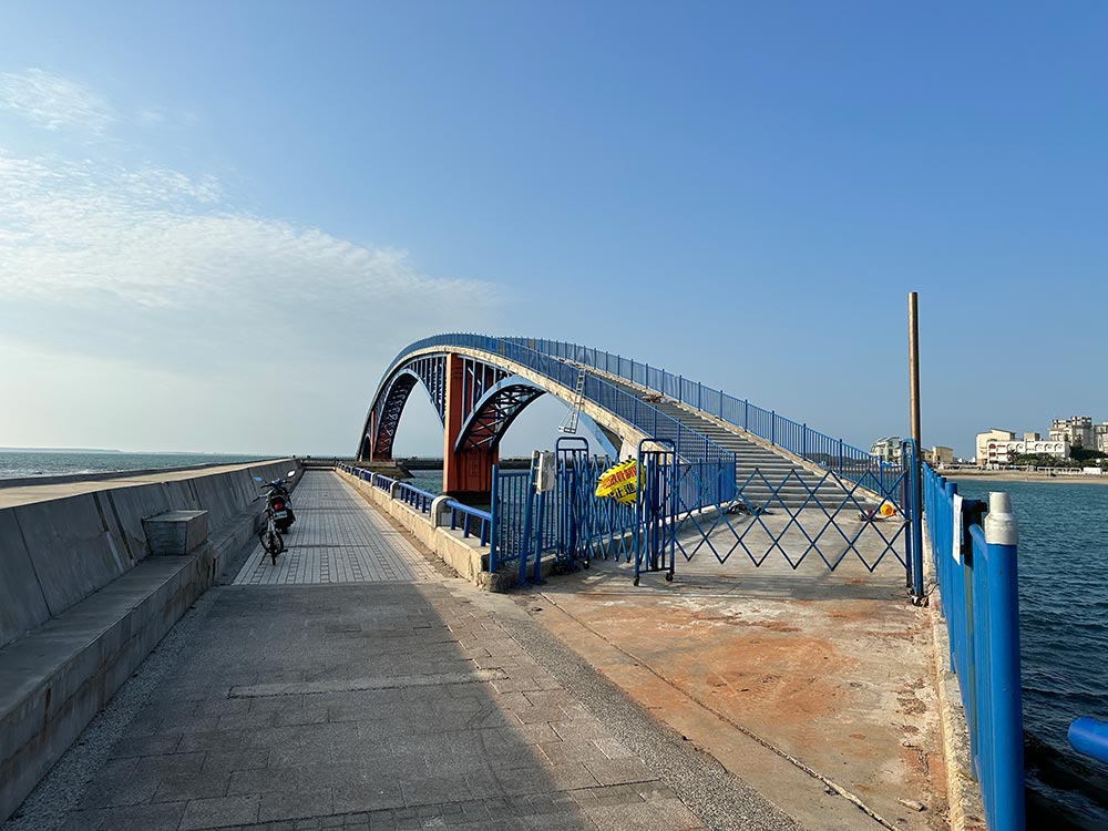 Penghu Magong Guanyinting Xiying Bridge Closed