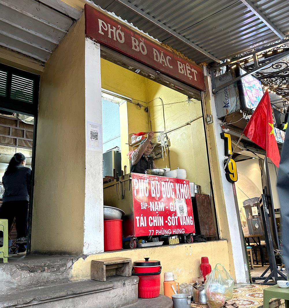 Hanoi Pho Bo Dac Biet Stall