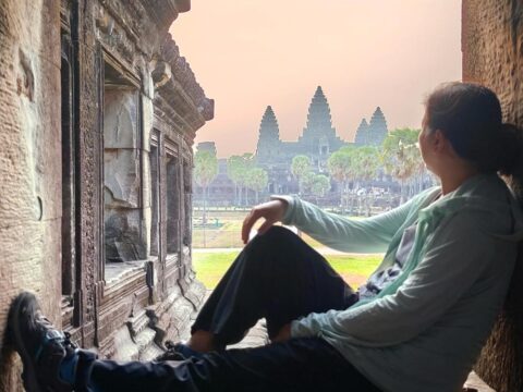 Siem Reap Angkor Wat Northern Library Window Me