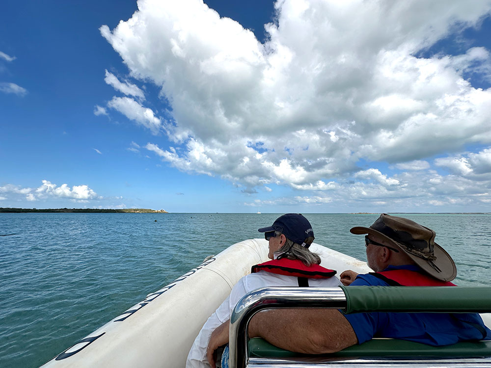 Broome Cygnet Bay Giant Tides Boat View