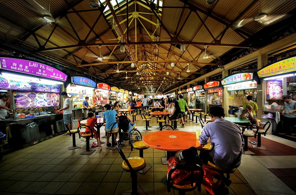 Chinatown Maxwell Food Centre Interior STB