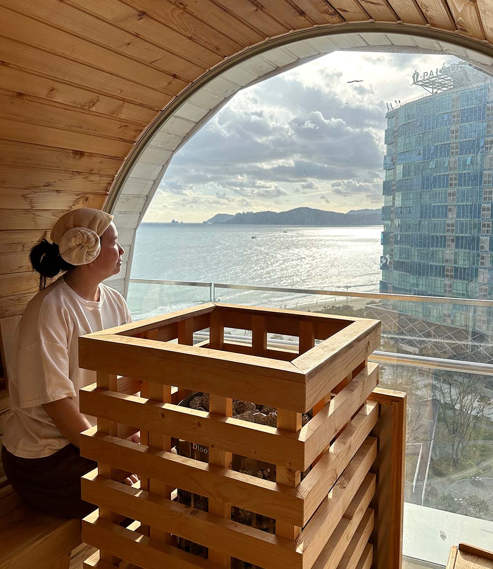 Busan ClubD Oasis Outdoor Sauna Cabin Me