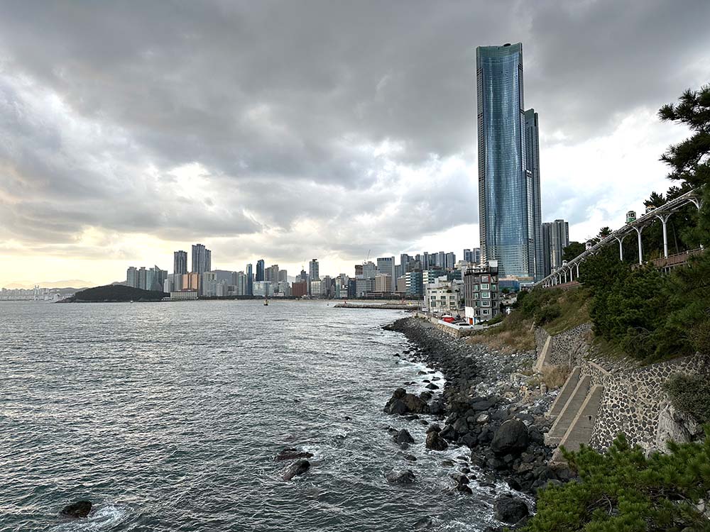 Busan Haeundae Blueline Park Coastal View