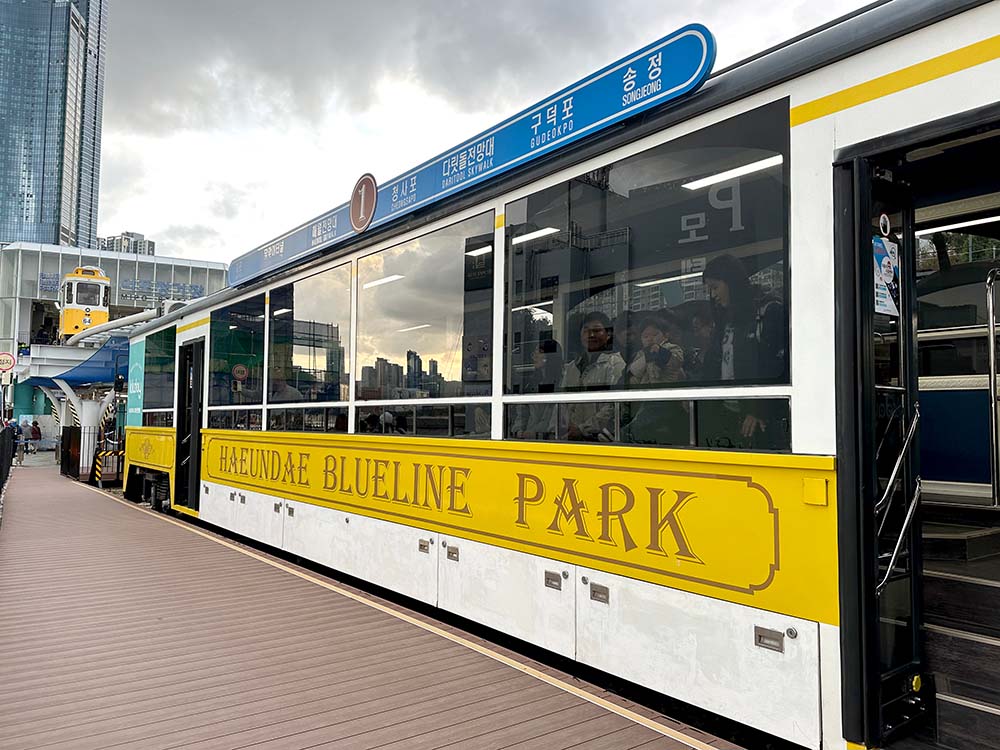 Busan Haeundae Blueline Park Scenic Train