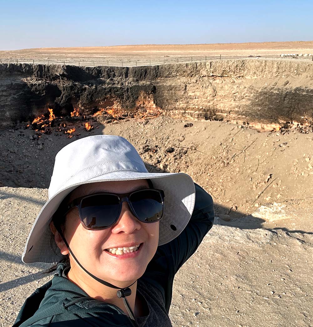 Turkmenistan Darvaza Gas Crater Day Fires Me