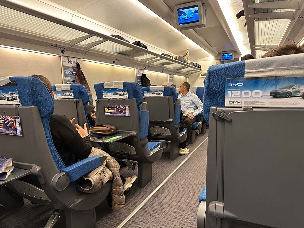 Uzbekistan Afrosiyob Train Interior First Class