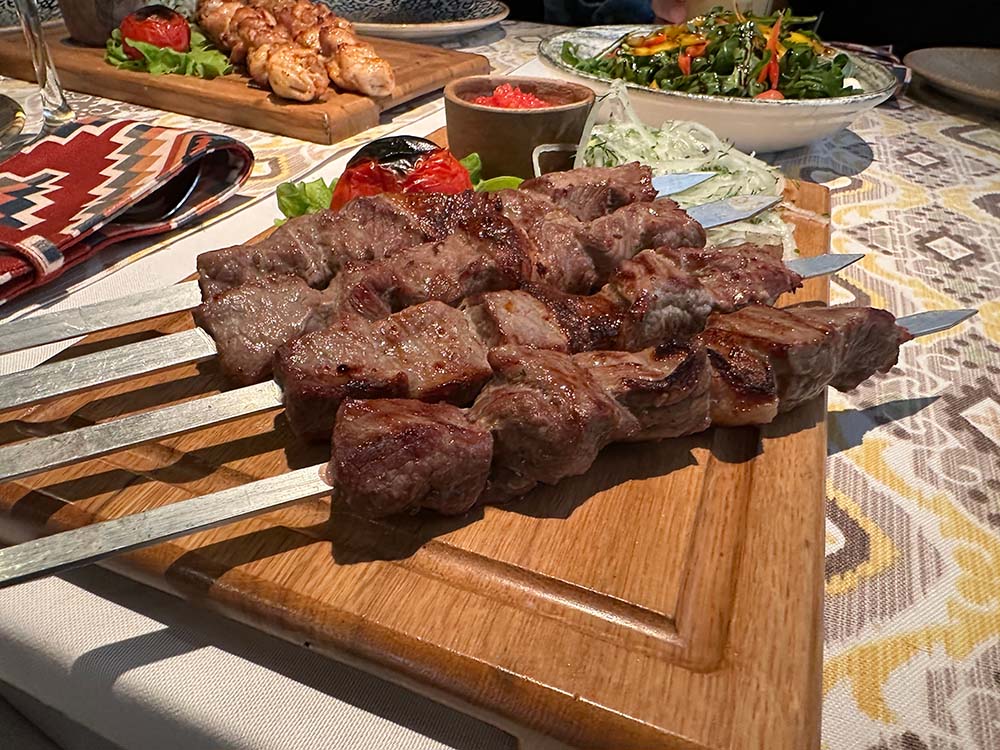 Uzbekistan Bukhara Joy Lounge Kebab