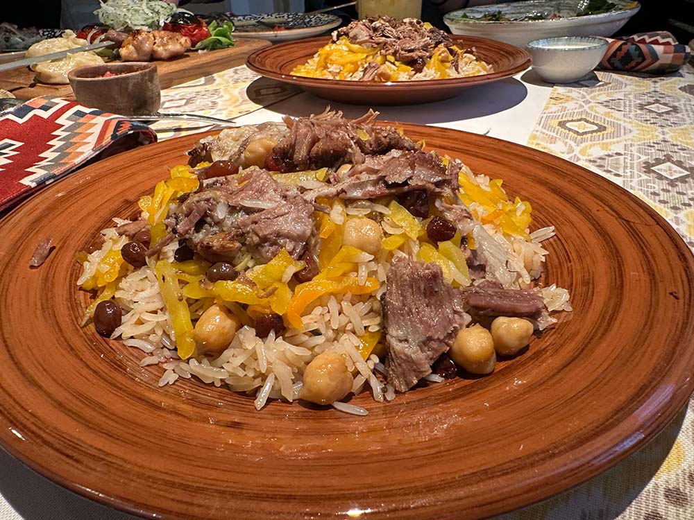 Uzbekistan Bukhara Joy Lounge Plov