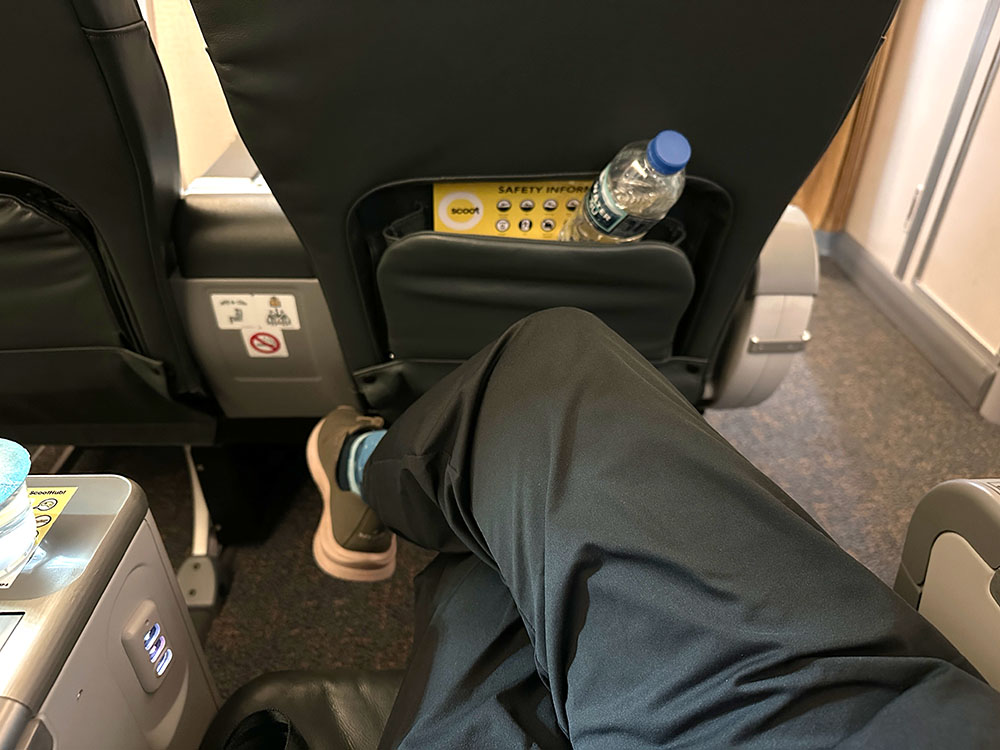 Scoot Plus Seat Legroom
