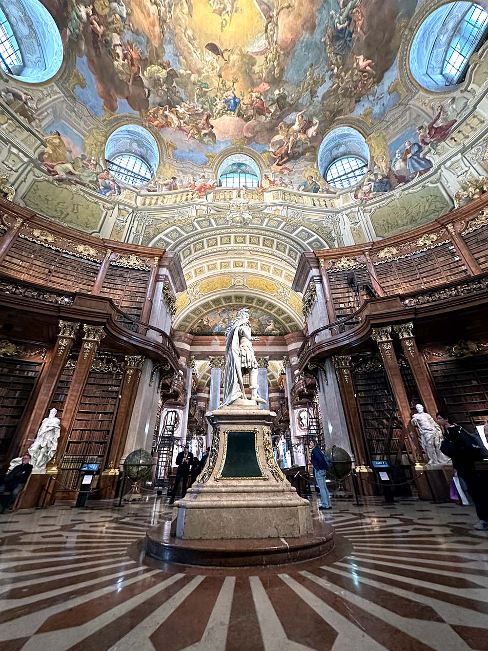 VIenna Austrian National Library Prunksaal Interior