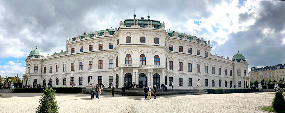 Vienna Belvedere Palace Upper Exterior