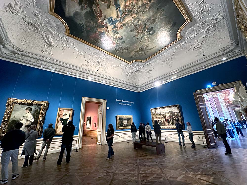 Vienna Belvedere Palace Upper Gallery Blue