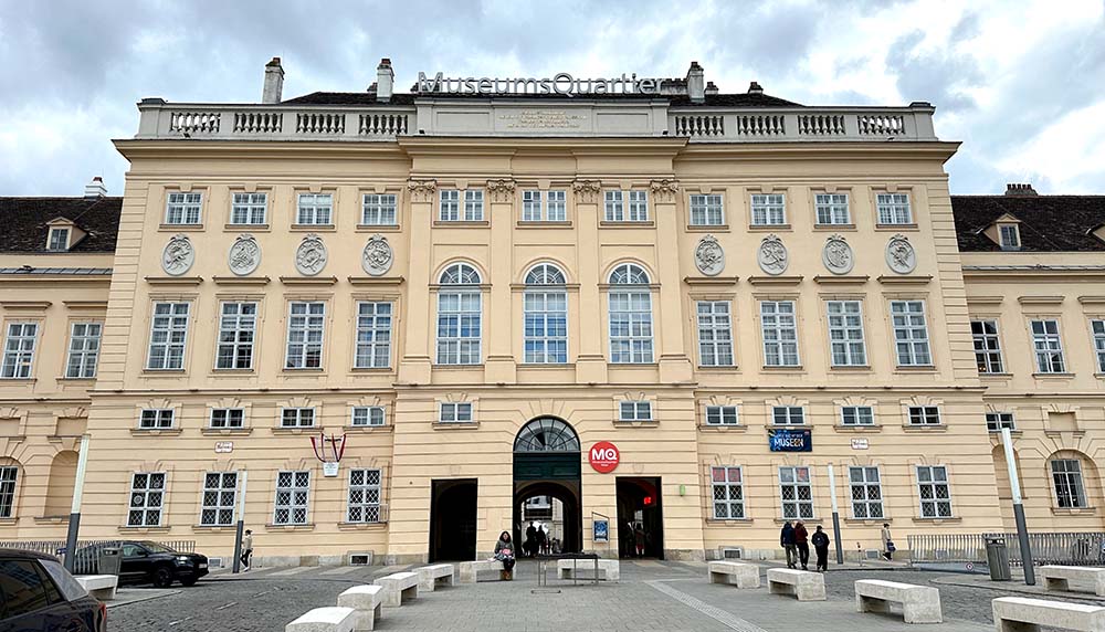 Vienna MuseumsQuartier Entrance