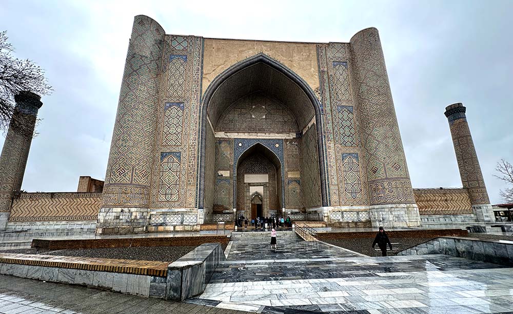 Uzbekistan Samarkand Bibi Khanym Entrance