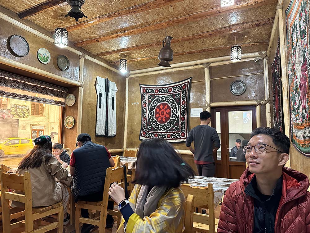 Uzbekistan Samarkand Historic Cafe Interior