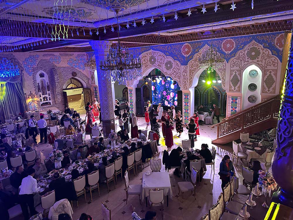 Uzbekistan Samarkand Restaurant Main Hall