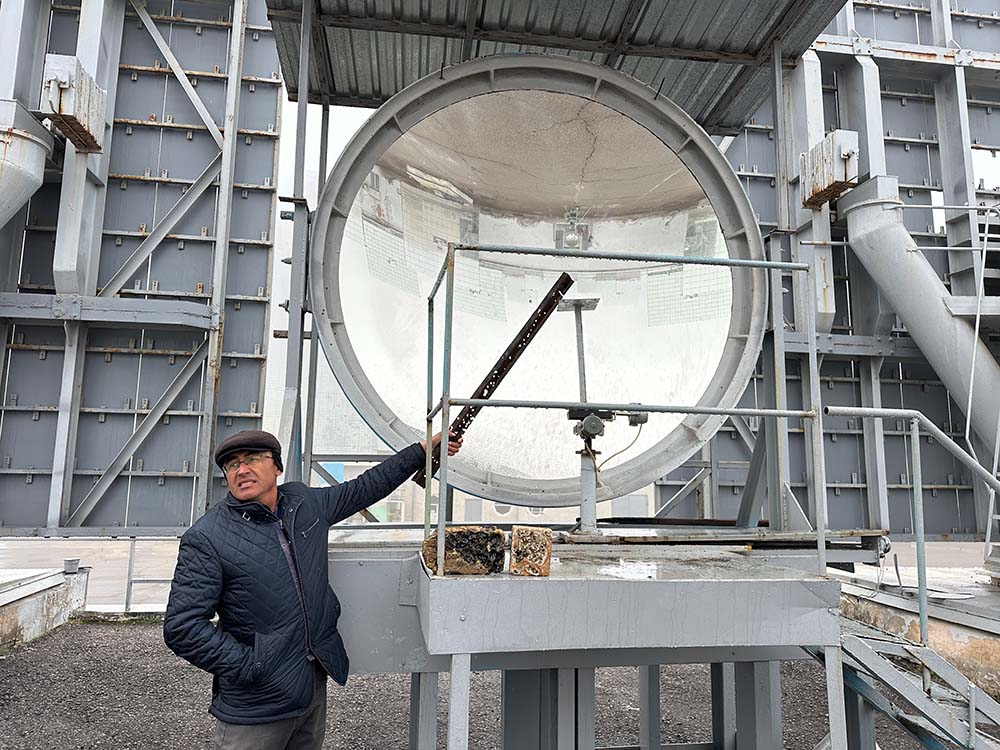 Uzbekistan Parkent Solar Furnace Panels Demo 2