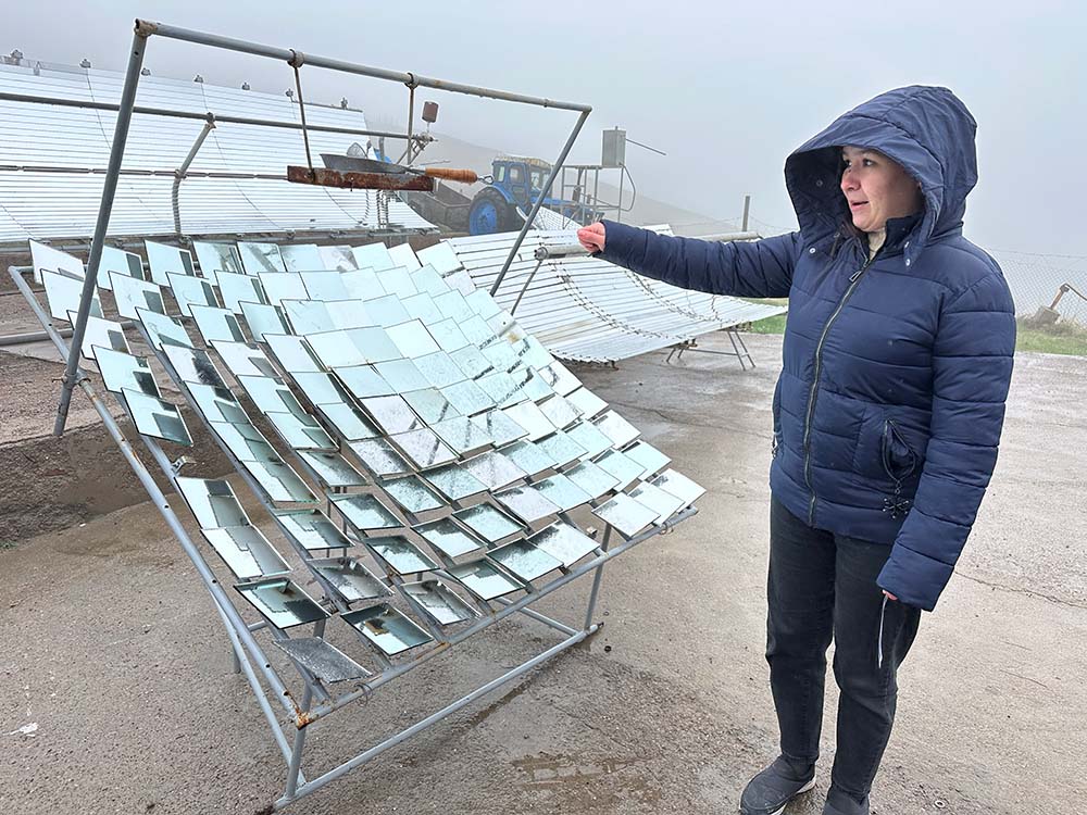 Uzbekistan Parkent Solar Furnace Panels Demo