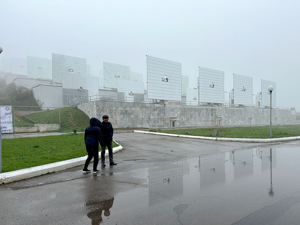 Uzbekistan Parkent Solar Furnace Panels Rain