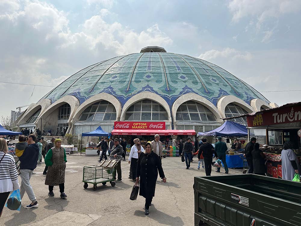 Uzbekistan Tashkent Chorsu Bazaar Dome