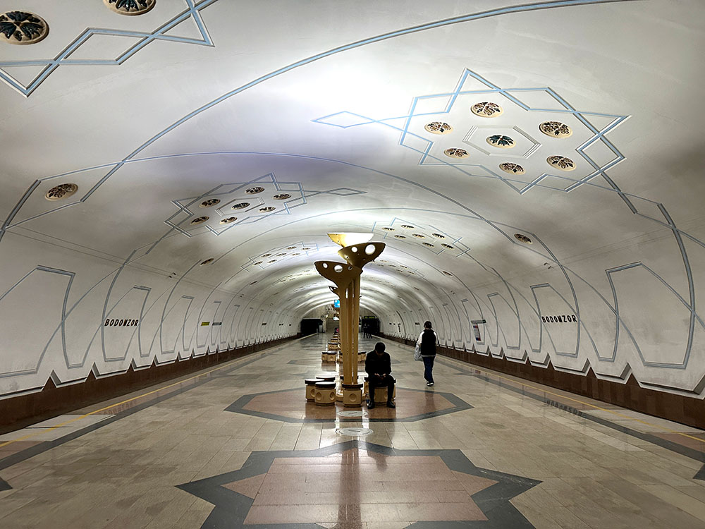 Uzbekistan Tashkent Subway Bodomzor