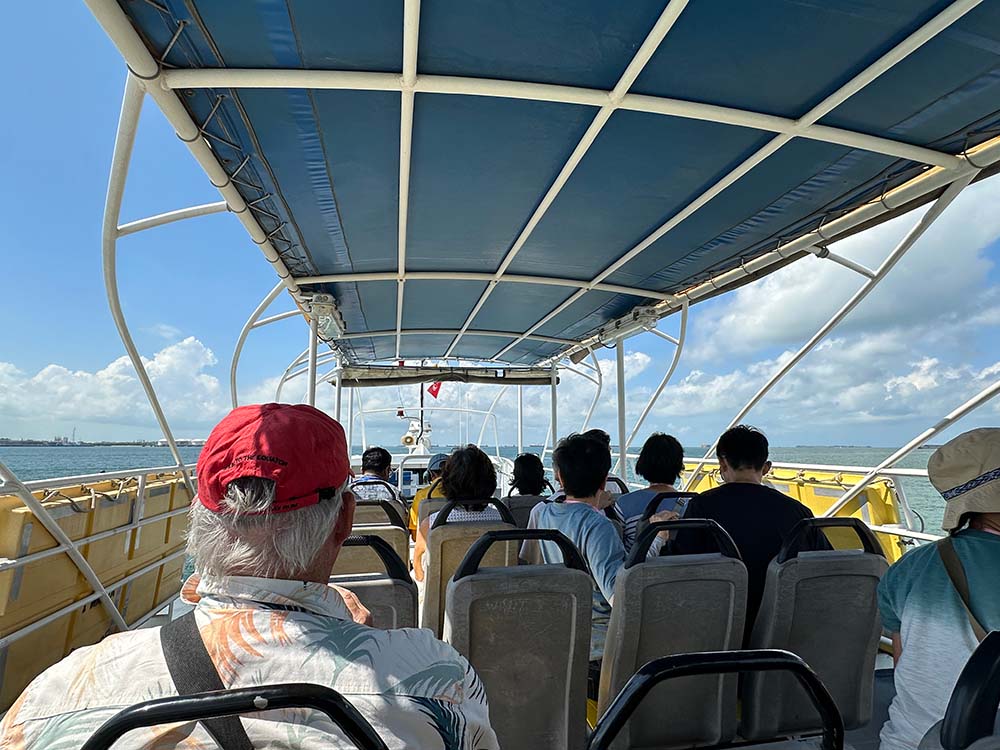 Tour por el faro de Sultan Shoal en ferry cubierta superior