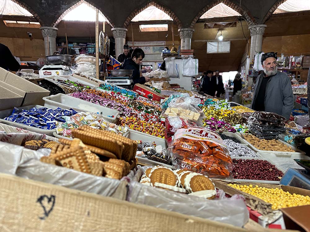 Tajikistan Seven Lakes Panjakent Market Sweets