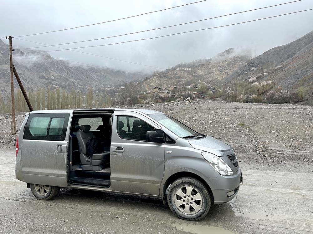 Tajikistan Seven Lakes Van Exterior