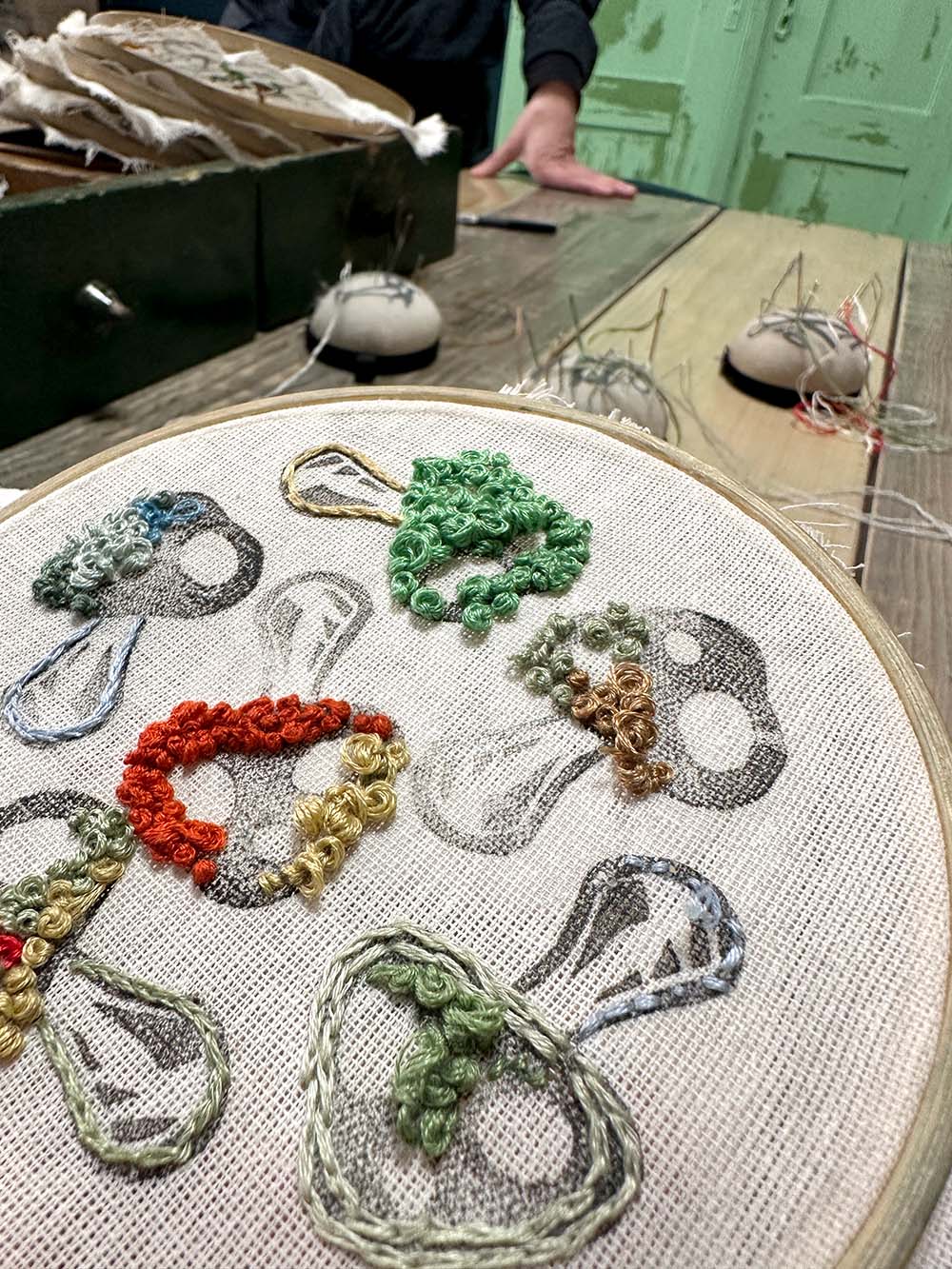 Zagreb Museum Unfinished Art Embroidery