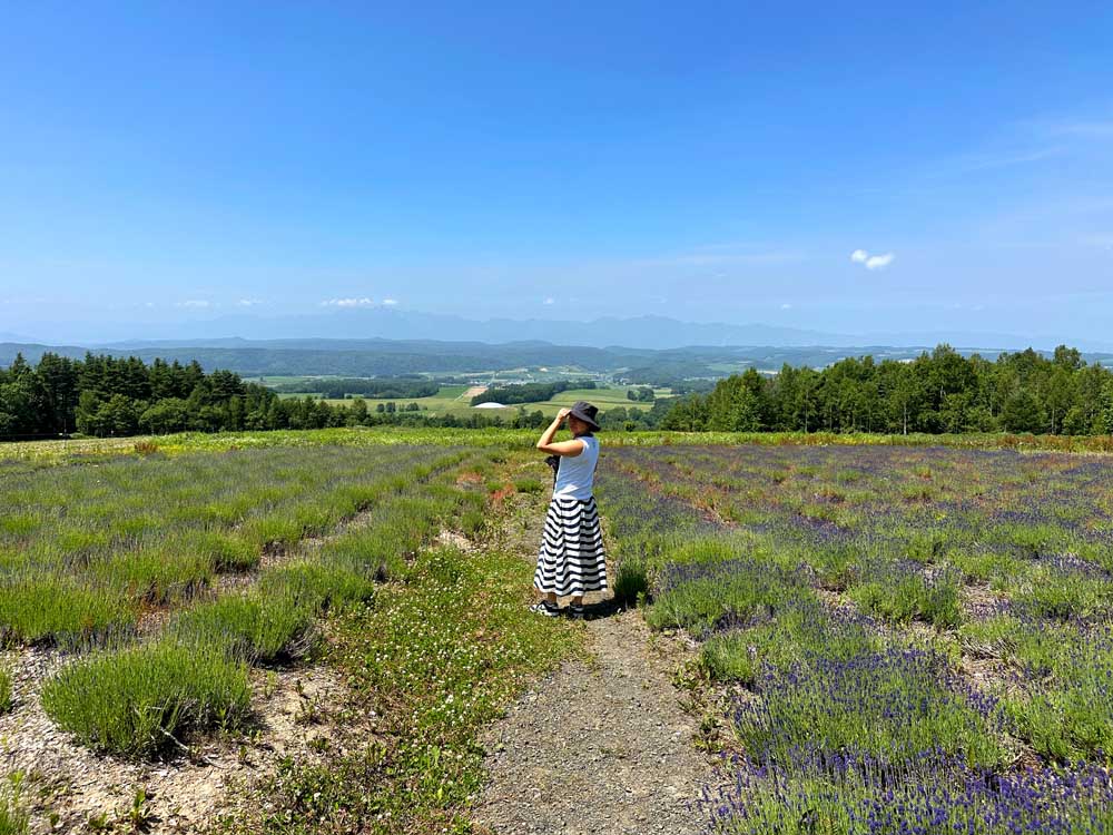 Hokkaido Furano Kyohsai Farm Rokugo Viewing Platform View me