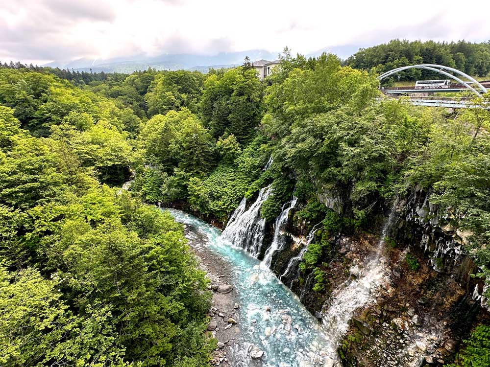 Hokkaido Furano Shirahige Waterfall