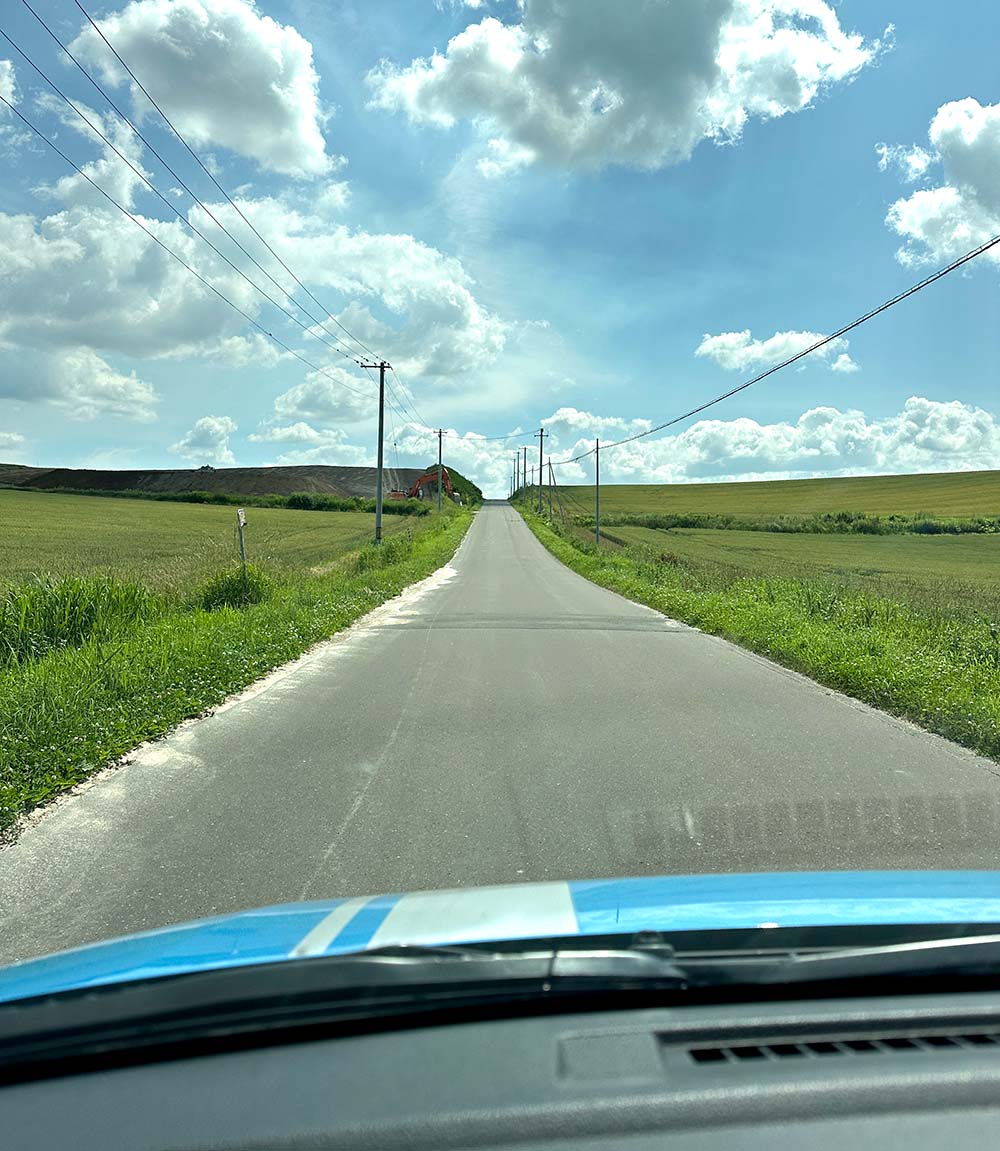 Hokkaido Furano Car View Road