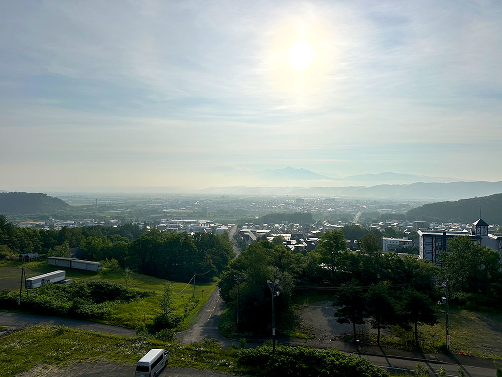 Hokkaido Furano Hot Air Balloon View
