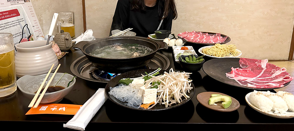 Hokkaido Furano Sennari Shabu Shabu Food
